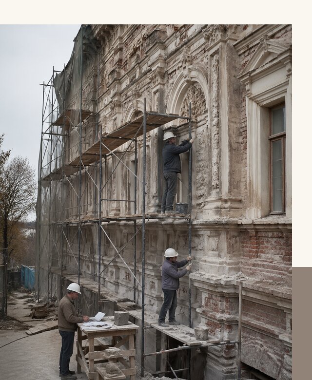Реставрация объектов культурного наследия под ключ в Сафонове