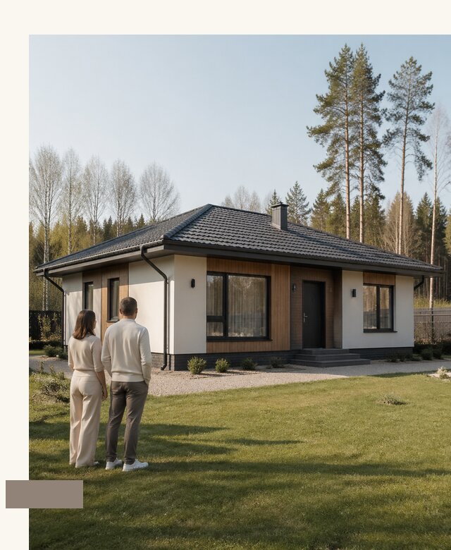 Проект одноэтажного дома 8 на 7 в Сафонове цена от 19369 р. | А3дПро-Сфн